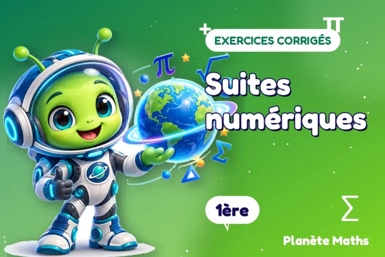 Exercices corrigés de maths 1ère : Suites numériques