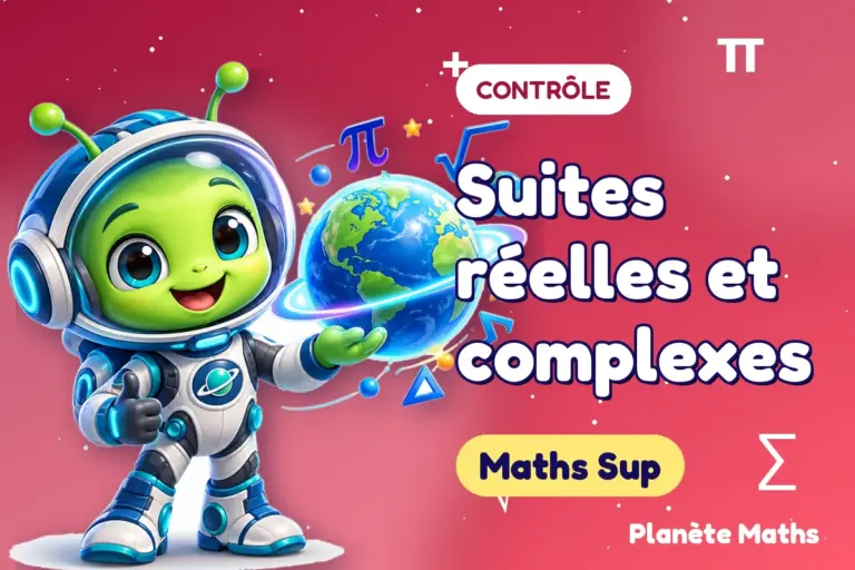Contrôles de maths en Maths Sup : Suites réelles et complexes — Zyro, l’explorateur de Planète Maths