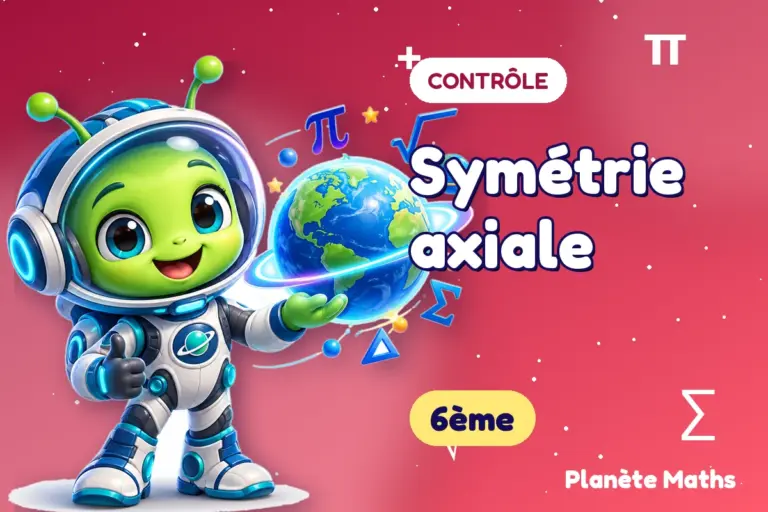 Contrôles de maths 6ème : Symétrie axiale
