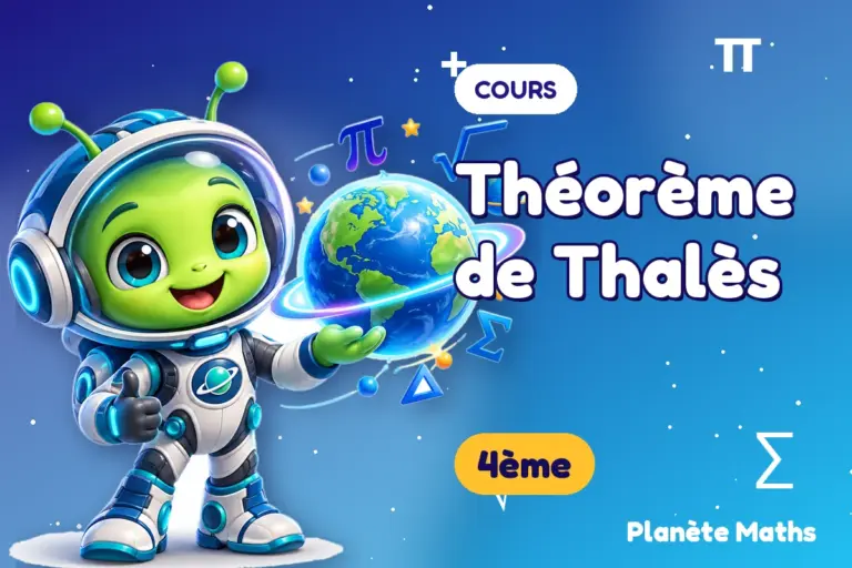 Cours de maths en 4ème : Théorème de Thalès — Zyro, l’explorateur de Planète Maths