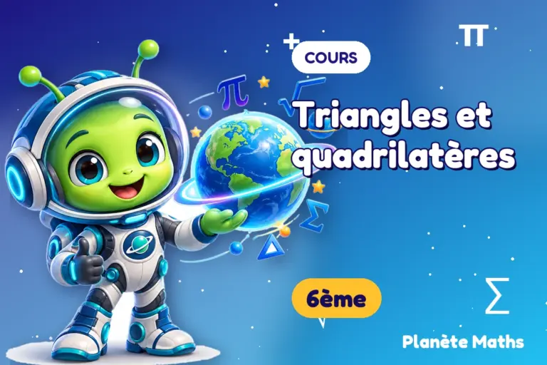 Cours de maths 6ème : Triangles et quadrilatères