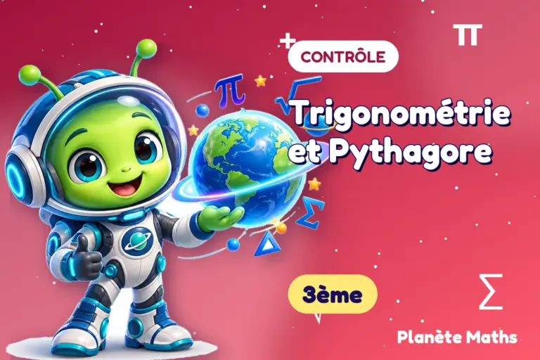 Contrôles de maths en 3ème : Trigonométrie et Pythagore — Zyro, l’explorateur de Planète Maths