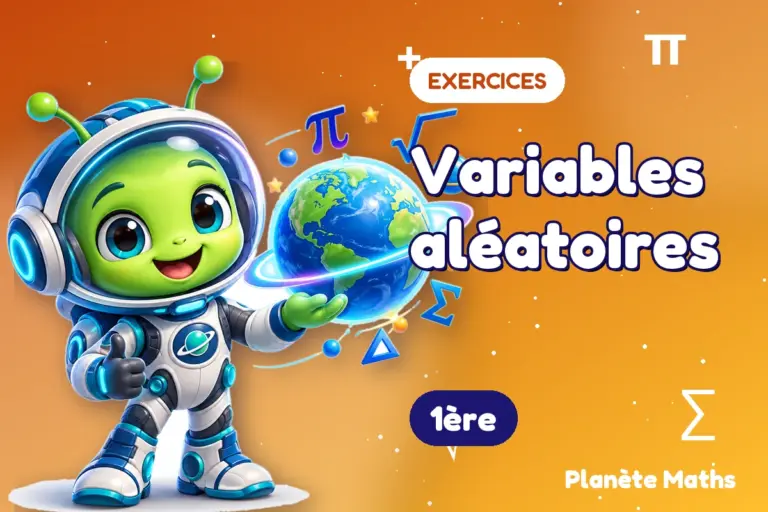 Exercices de maths en 1ère : Variables aléatoires — Zyro, l’explorateur de Planète Maths