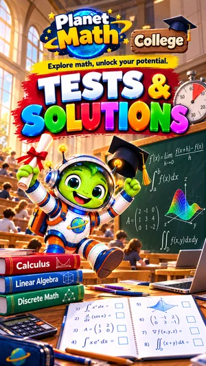Cover of the Tests & Solutions College PDF book, Planet Math