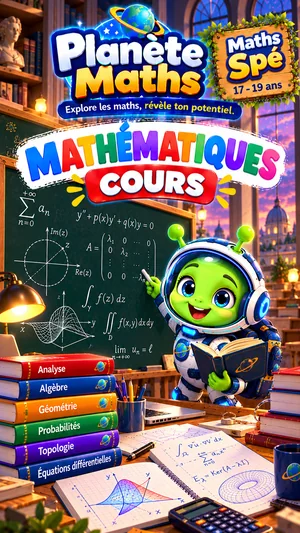 Jaquette du livre PDF Cours de maths Maths Spé, Planète Maths