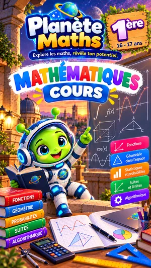 Jaquette du livre PDF Cours de maths Terminale, Planète Maths